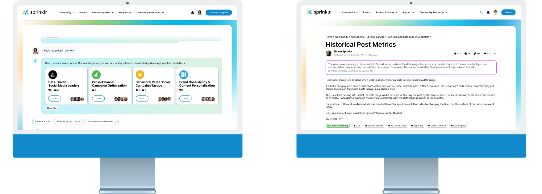 New Sprinklr Homepage