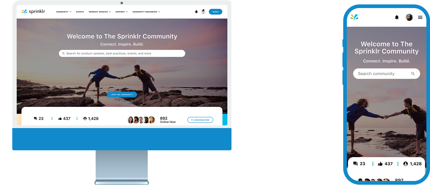 New Sprinklr Homepage